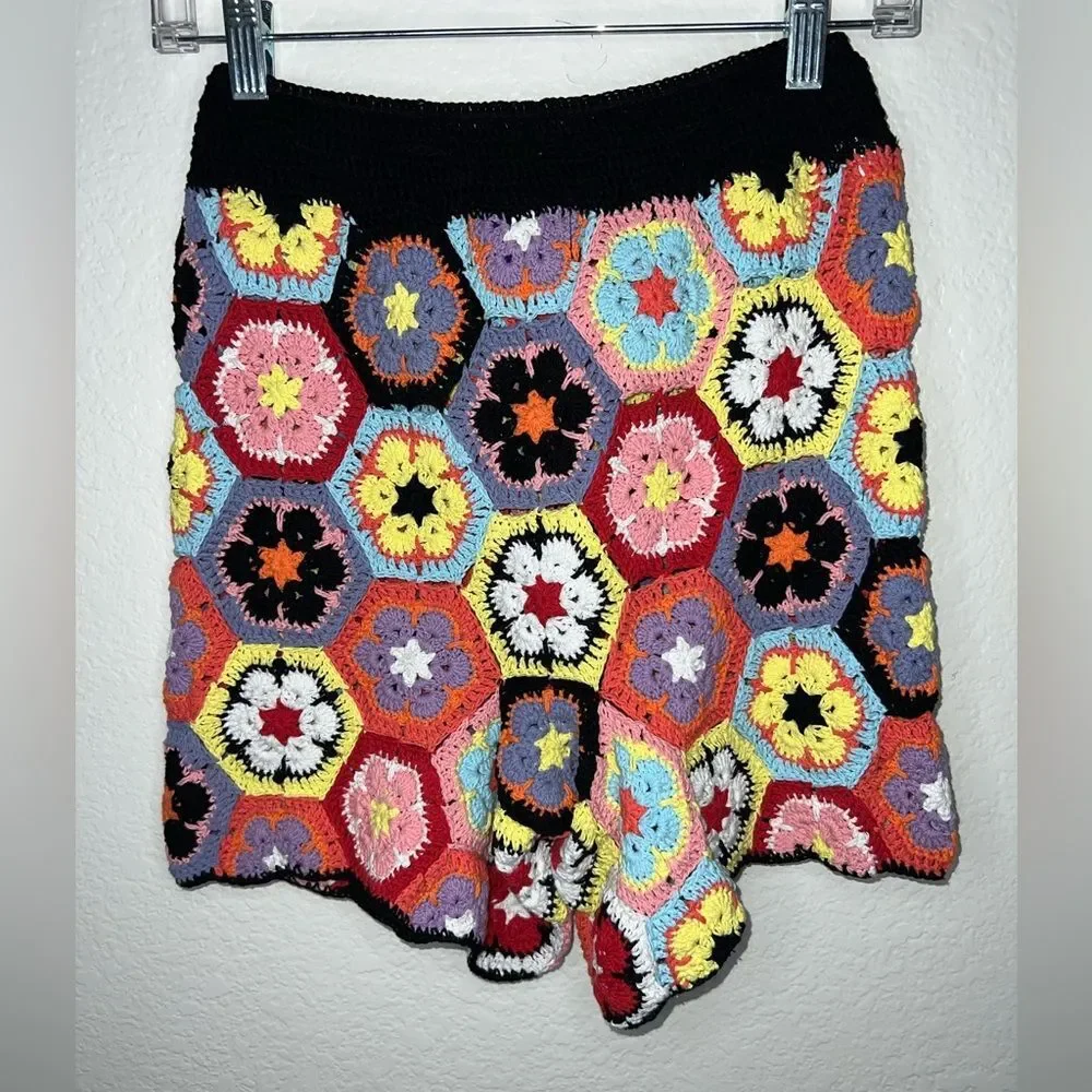 Oceanus Ava Crochet Shorts - Picture 6 of 8